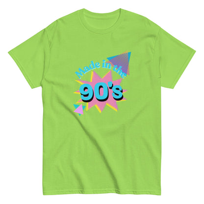 Retro 90s T-Shirt Design – „Made in the 90’s“, Retro - Shirt, Herren, Frauen, Unisex T-Shirt - SprücheKüche - Druckfrisch & frech