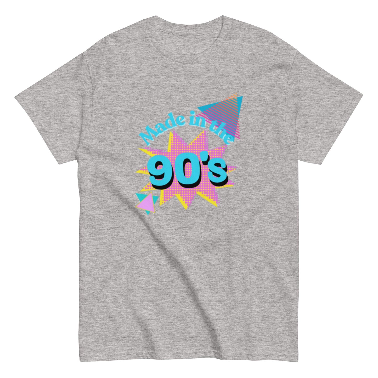 Retro 90s T-Shirt Design – „Made in the 90’s“, Retro - Shirt, Herren, Frauen, Unisex T-Shirt - SprücheKüche - Druckfrisch & frech