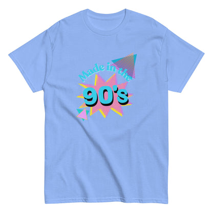 Retro 90s T-Shirt Design – „Made in the 90’s“, Retro - Shirt, Herren, Frauen, Unisex T-Shirt - SprücheKüche - Druckfrisch & frech