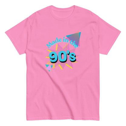 Retro 90s T-Shirt Design – „Made in the 90’s“, Retro - Shirt, Herren, Frauen, Unisex T-Shirt - SprücheKüche - Druckfrisch & frech