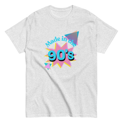 Retro 90s T-Shirt Design – „Made in the 90’s“, Retro - Shirt, Herren, Frauen, Unisex T-Shirt - SprücheKüche - Druckfrisch & frech