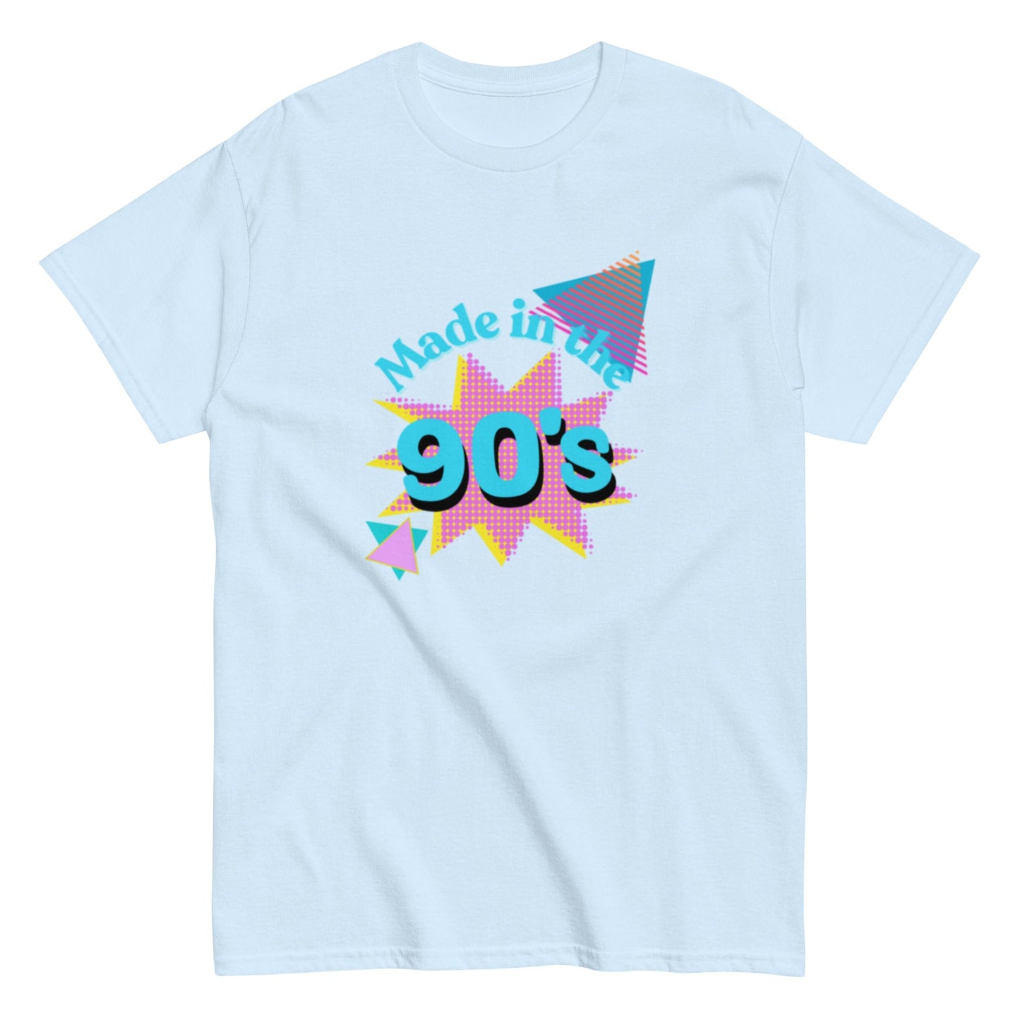 Retro 90s T-Shirt Design – „Made in the 90’s“, Retro - Shirt, Herren, Frauen, Unisex T-Shirt - SprücheKüche - Druckfrisch & frech