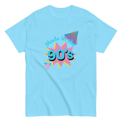 Retro 90s T-Shirt Design – „Made in the 90’s“, Retro - Shirt, Herren, Frauen, Unisex T-Shirt - SprücheKüche - Druckfrisch & frech