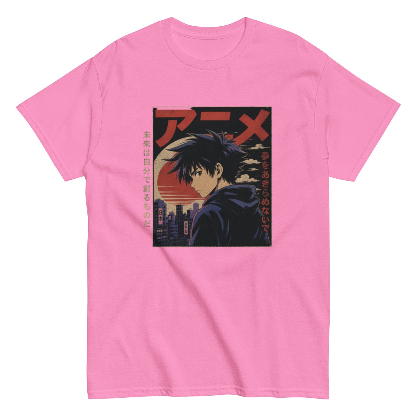 Retro Anime Lover T-Shirt – Vintage Manga Style Shirt – Japanese Streetwear, Herren, Frauen, Unisex T-Shirt - SprücheKüche - Druckfrisch & frech