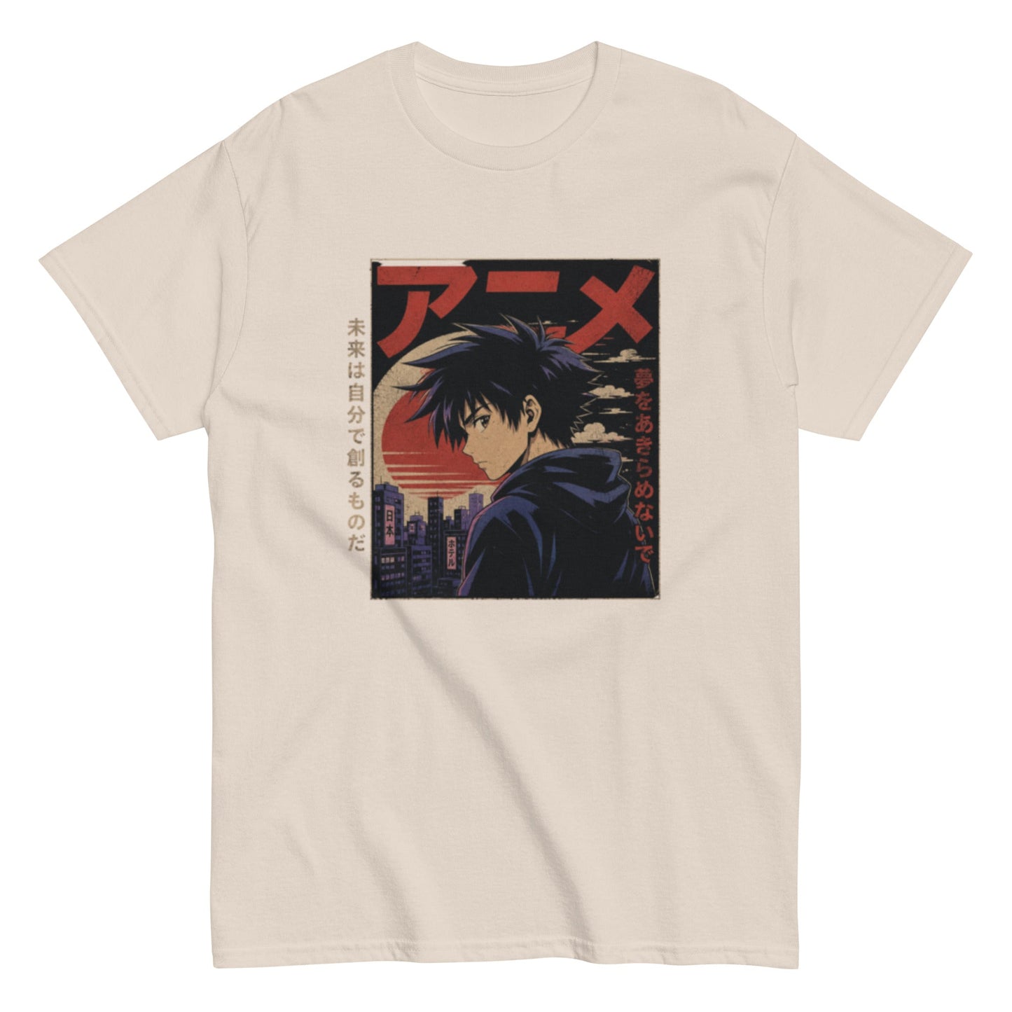 Retro Anime Lover T-Shirt – Vintage Manga Style Shirt – Japanese Streetwear, Herren, Frauen, Unisex T-Shirt - SprücheKüche - Druckfrisch & frech