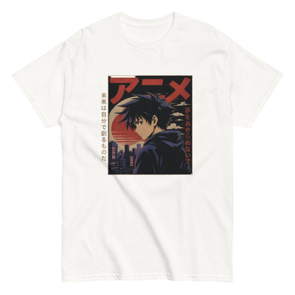 Retro Anime Lover T-Shirt – Vintage Manga Style Shirt – Japanese Streetwear, Herren, Frauen, Unisex T-Shirt - SprücheKüche - Druckfrisch & frech