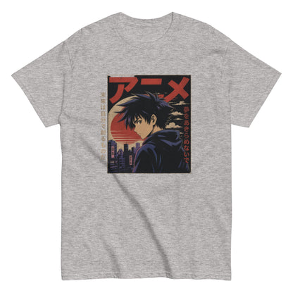 Retro Anime Lover T-Shirt – Vintage Manga Style Shirt – Japanese Streetwear, Herren, Frauen, Unisex T-Shirt - SprücheKüche - Druckfrisch & frech
