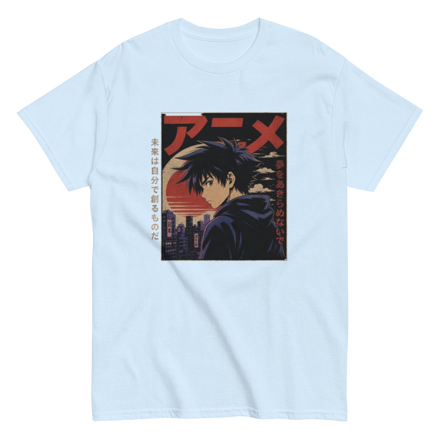 Retro Anime Lover T-Shirt – Vintage Manga Style Shirt – Japanese Streetwear, Herren, Frauen, Unisex T-Shirt - SprücheKüche - Druckfrisch & frech