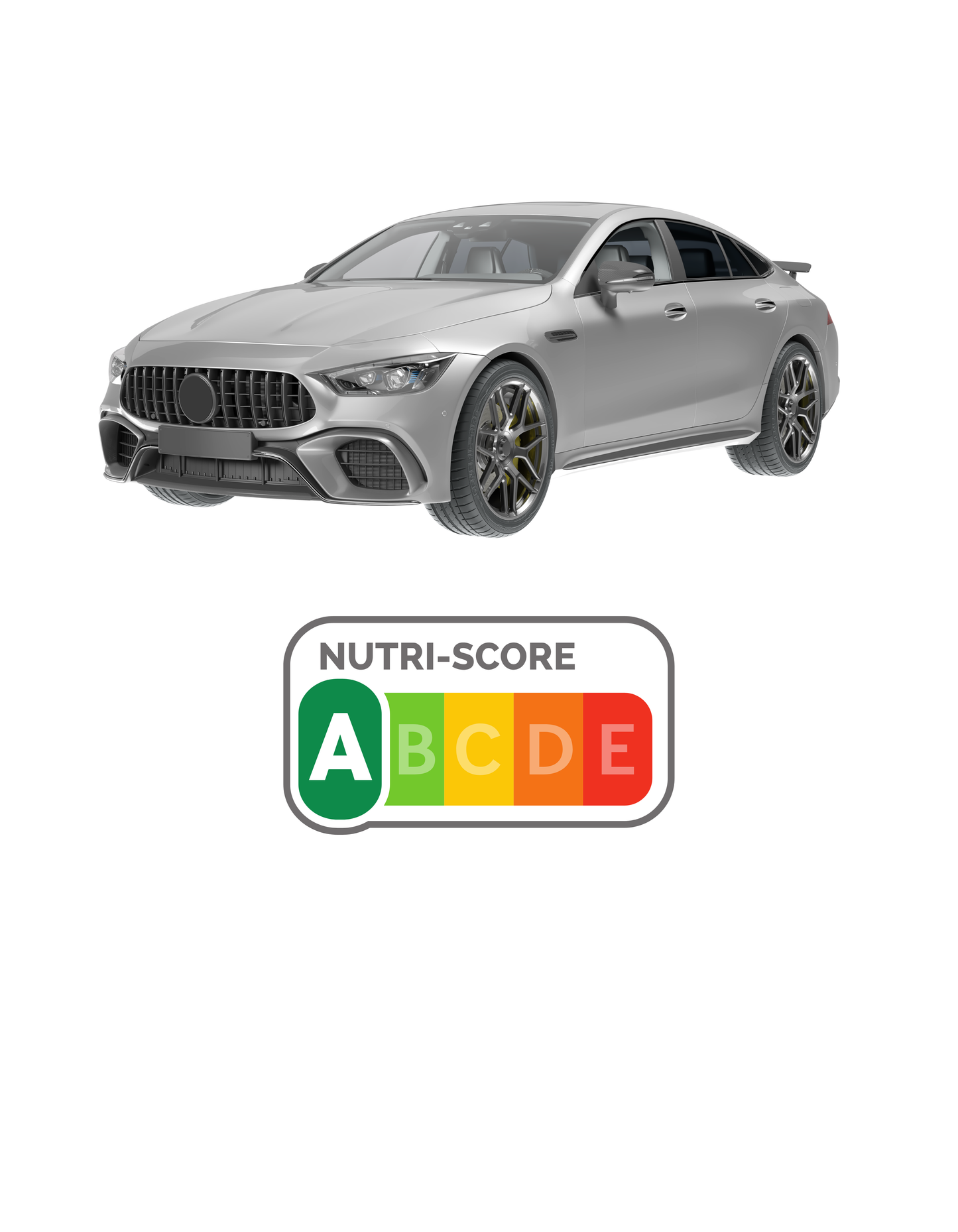 MERCEDES AMG NUTRISCORE A - Lustiges Herren T-Shirt