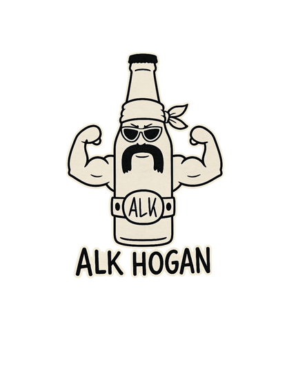 Alk Hogan Humorvoll - Lustiges Unisex T-Shirt