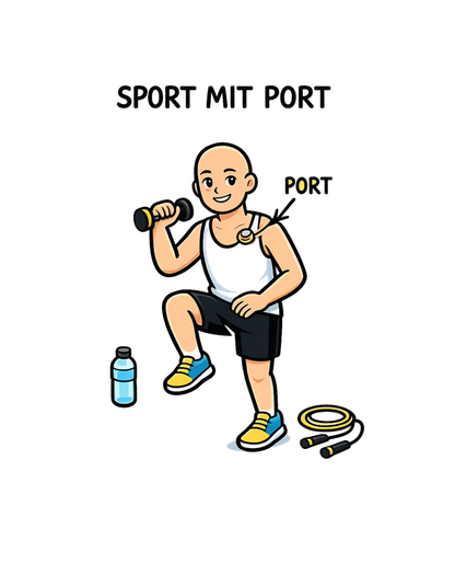 SPORT MIT PORT - Statement Herren T-Shirt