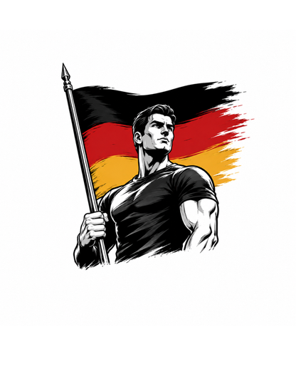 DEUTSCHER PATRIOT - Statement Herren T-Shirt