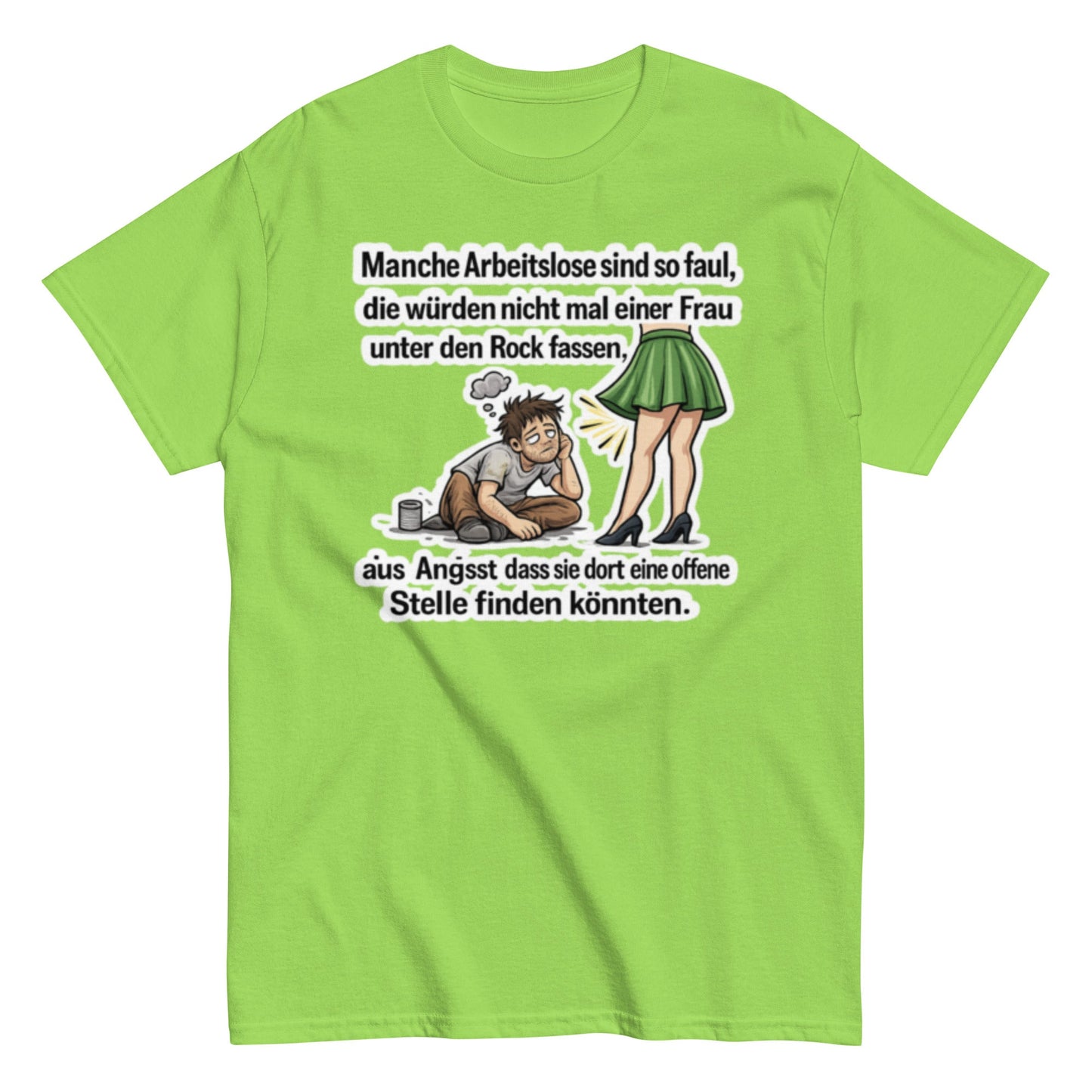 Sarkastisches Meme T-Shirt – „Offene Stelle“ Humor Shirt, Lustiges T-Shirt, Herren, Frauen, Unisex T-Shirt - SprücheKüche - Druckfrisch & frech