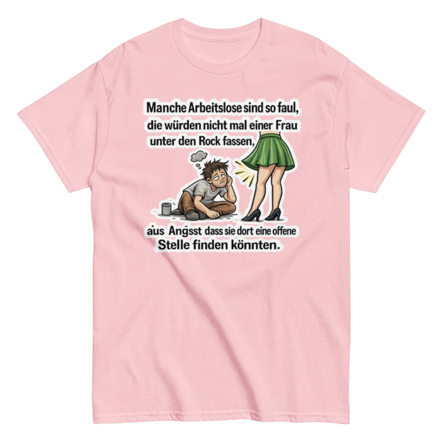 Sarkastisches Meme T-Shirt – „Offene Stelle“ Humor Shirt, Lustiges T-Shirt, Herren, Frauen, Unisex T-Shirt - SprücheKüche - Druckfrisch & frech