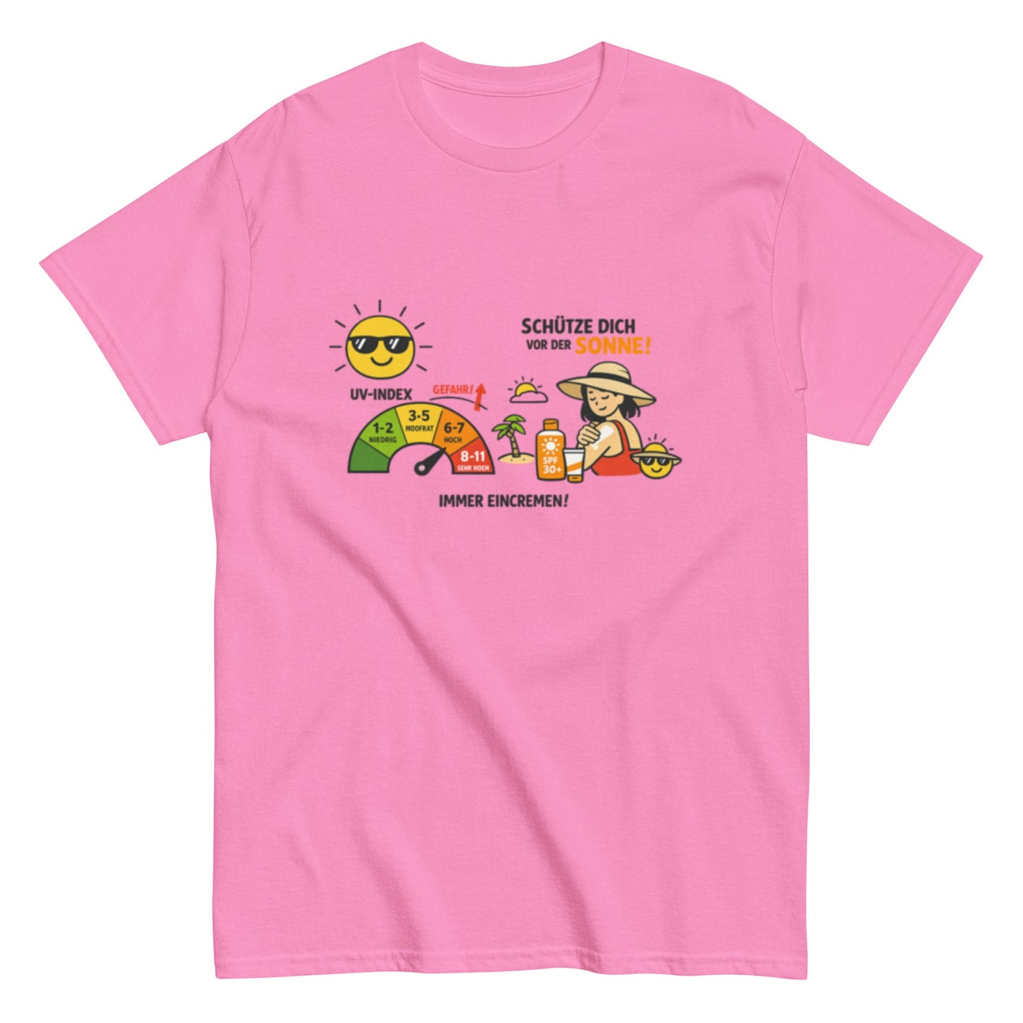 SCHÜTZE DICH VOR DER SONNE - Statement Herren T-Shirt - SprücheKüche - Druckfrisch & frech