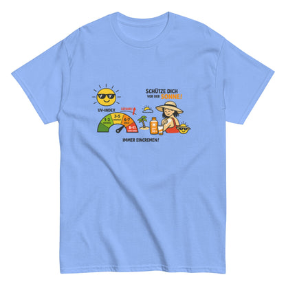 SCHÜTZE DICH VOR DER SONNE - Statement Herren T-Shirt - SprücheKüche - Druckfrisch & frech