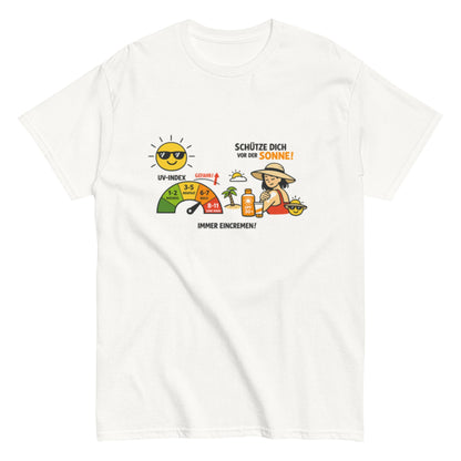 SCHÜTZE DICH VOR DER SONNE - Statement Herren T-Shirt - SprücheKüche - Druckfrisch & frech