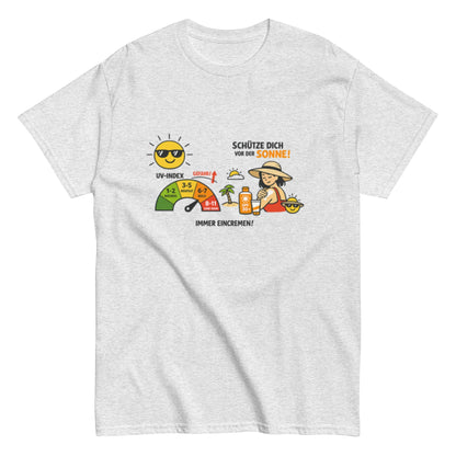 SCHÜTZE DICH VOR DER SONNE - Statement Herren T-Shirt - SprücheKüche - Druckfrisch & frech