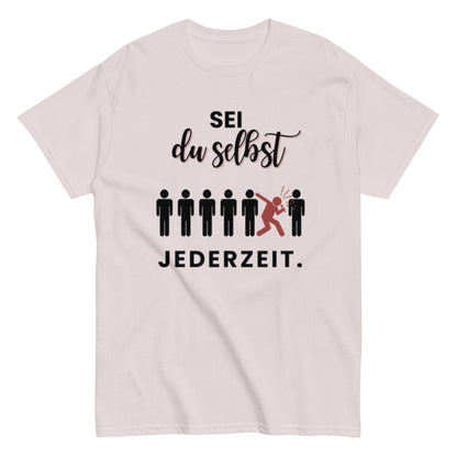 SEI DU SELBST - Statement Herren T-Shirt - SprücheKüche - Druckfrisch & frech