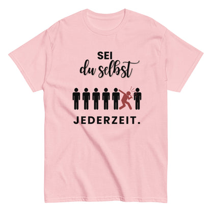 SEI DU SELBST - Statement Herren T-Shirt - SprücheKüche - Druckfrisch & frech