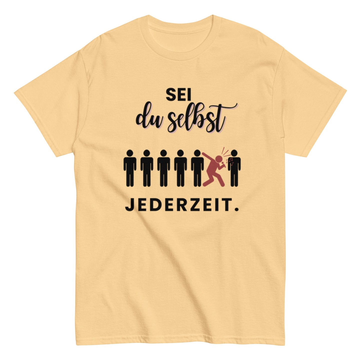SEI DU SELBST - Statement Herren T-Shirt - SprücheKüche - Druckfrisch & frech