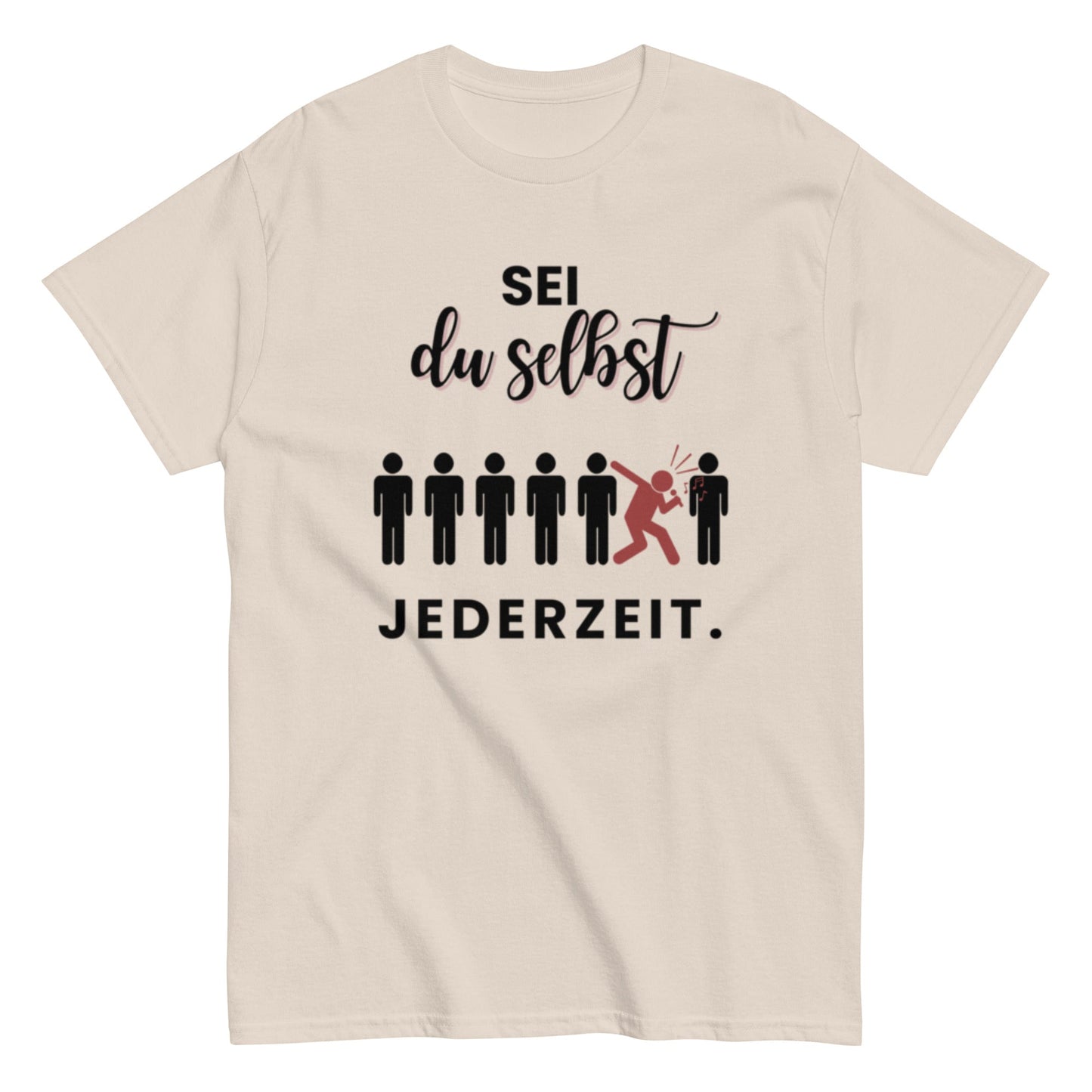 SEI DU SELBST - Statement Herren T-Shirt - SprücheKüche - Druckfrisch & frech