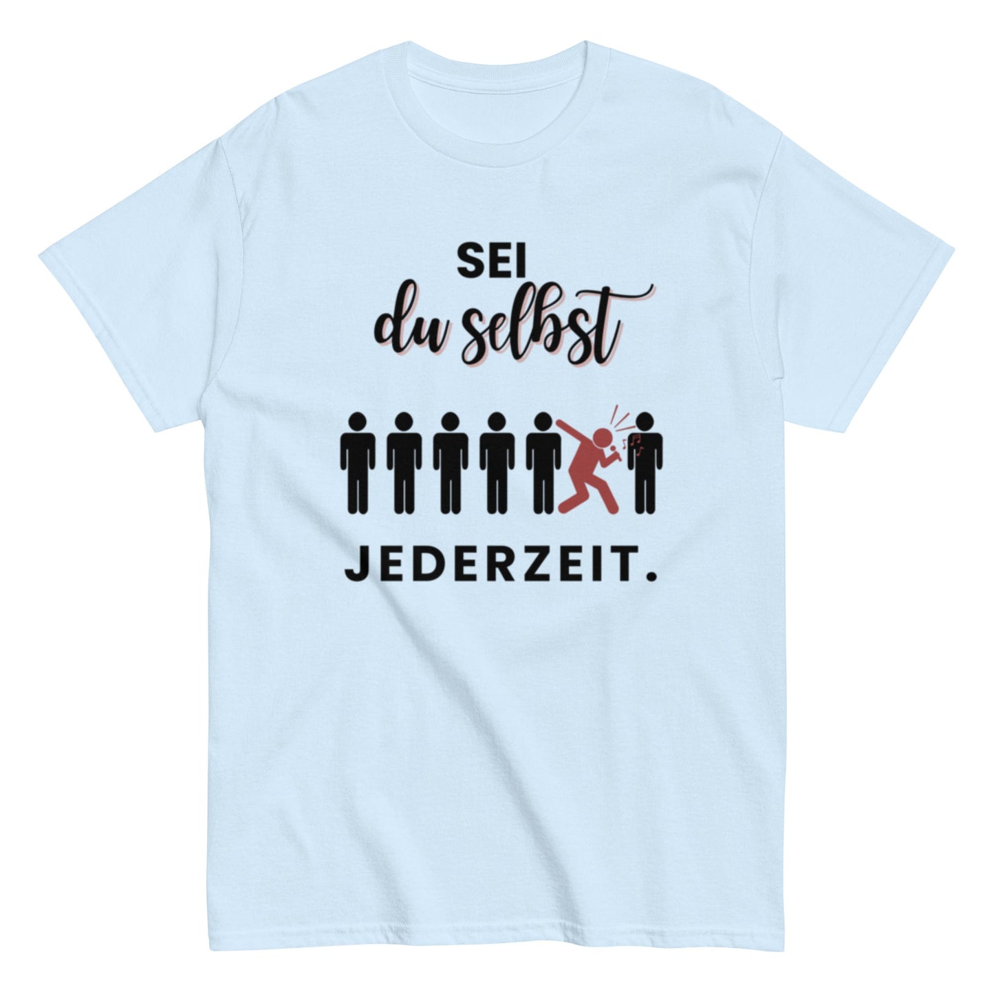 SEI DU SELBST - Statement Herren T-Shirt - SprücheKüche - Druckfrisch & frech