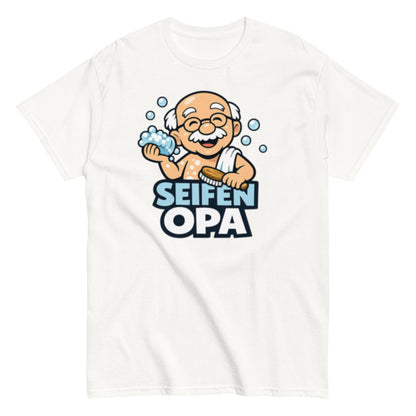 Seifen Opa Wortspiel - Lustiges Unisex T-Shirt - SprücheKüche - Druckfrisch & frech