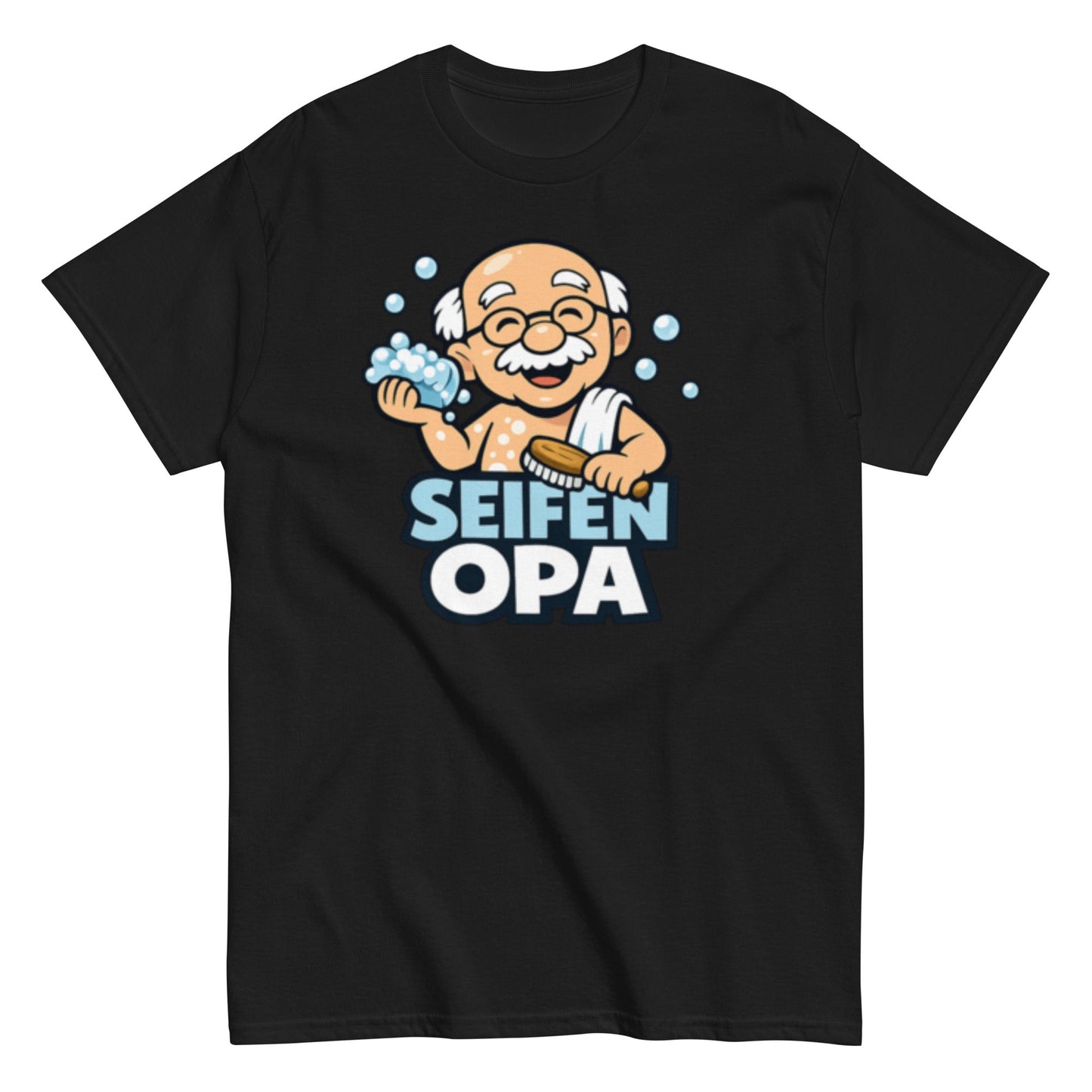 Seifen Opa Wortspiel - Lustiges Unisex T-Shirt - SprücheKüche - Druckfrisch & frech