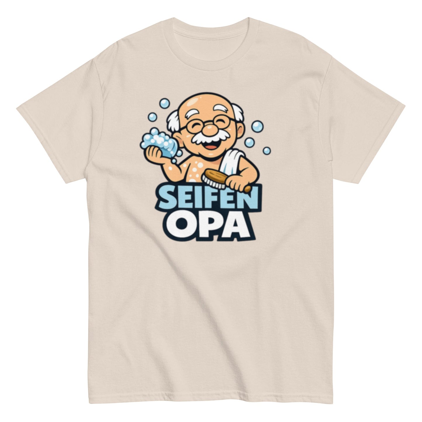 Seifen Opa Wortspiel - Lustiges Unisex T-Shirt - SprücheKüche - Druckfrisch & frech