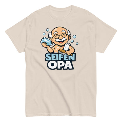 Seifen Opa Wortspiel - Lustiges Unisex T-Shirt - SprücheKüche - Druckfrisch & frech
