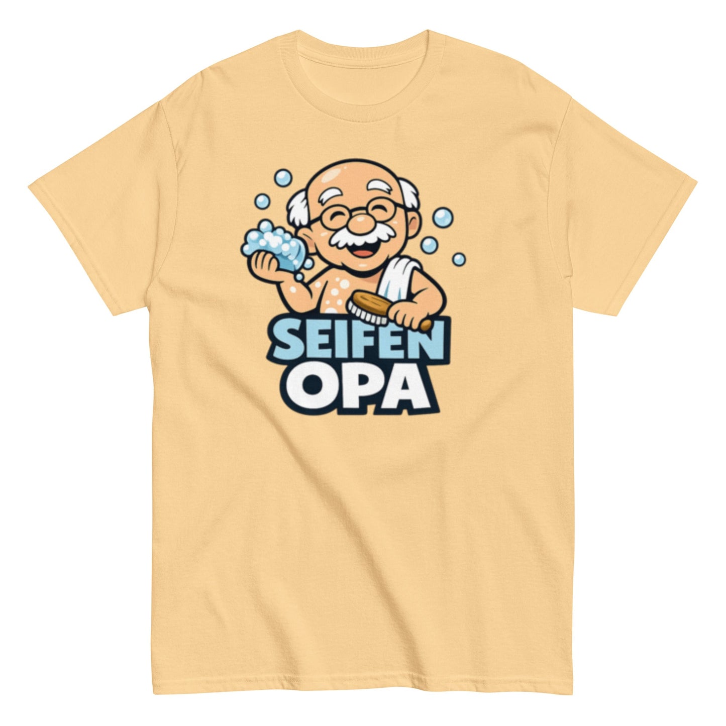 Seifen Opa Wortspiel - Lustiges Unisex T-Shirt - SprücheKüche - Druckfrisch & frech