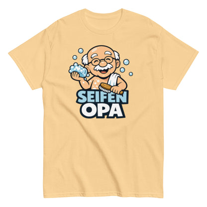 Seifen Opa Wortspiel - Lustiges Unisex T-Shirt - SprücheKüche - Druckfrisch & frech