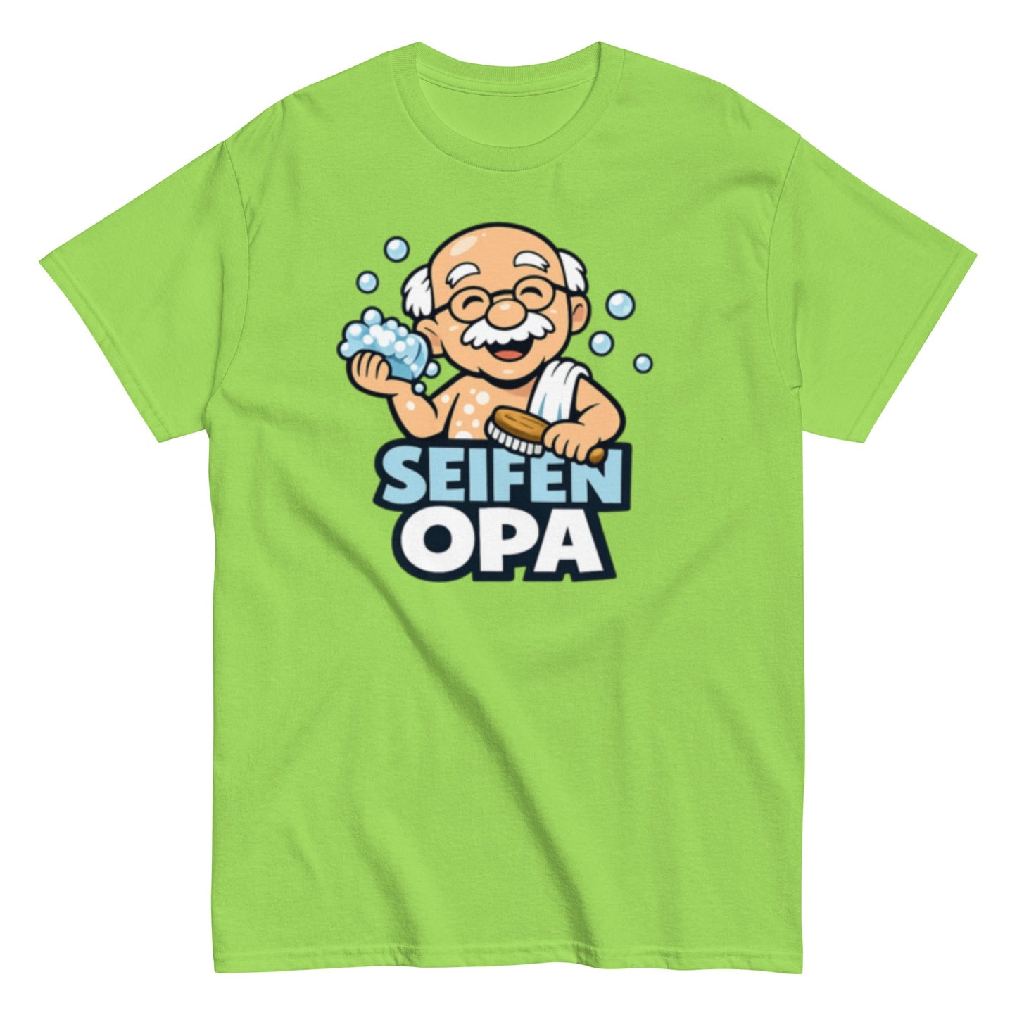 Seifen Opa Wortspiel - Lustiges Unisex T-Shirt - SprücheKüche - Druckfrisch & frech