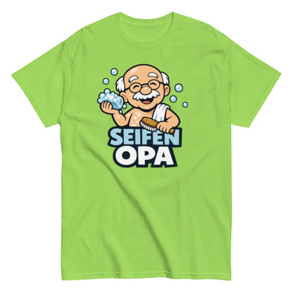 Seifen Opa Wortspiel - Lustiges Unisex T-Shirt - SprücheKüche - Druckfrisch & frech