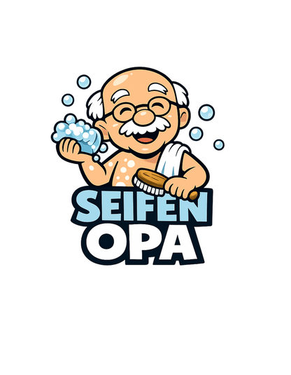 Seifen Opa Wortspiel - Lustiges Unisex T-Shirt - SprücheKüche - Druckfrisch & frech