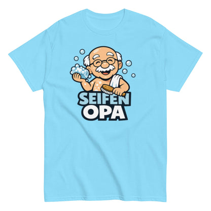 Seifen Opa Wortspiel - Lustiges Unisex T-Shirt - SprücheKüche - Druckfrisch & frech