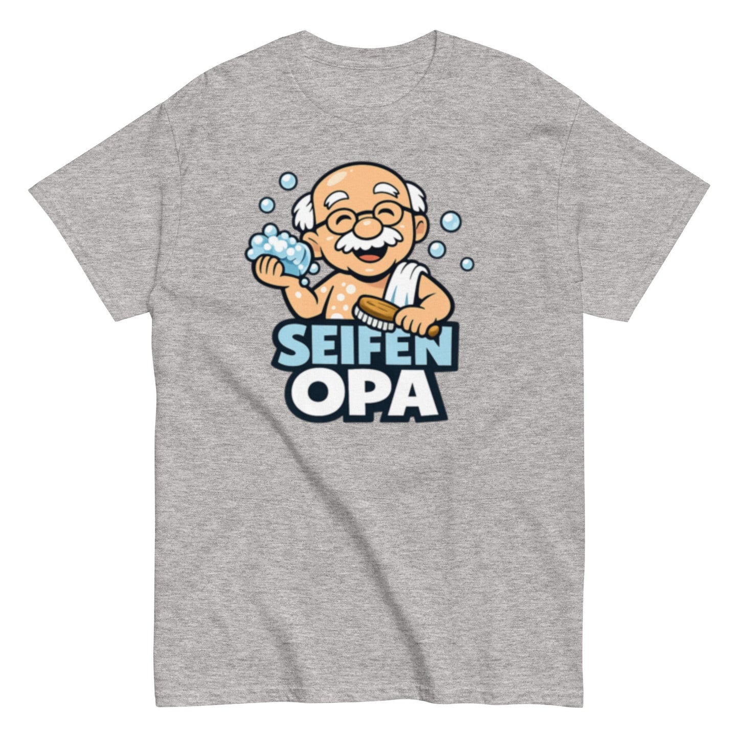 Seifen Opa Wortspiel - Lustiges Unisex T-Shirt - SprücheKüche - Druckfrisch & frech