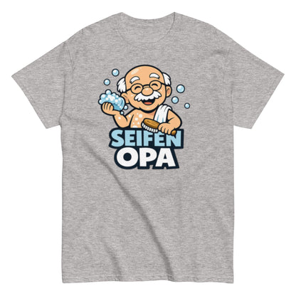 Seifen Opa Wortspiel - Lustiges Unisex T-Shirt - SprücheKüche - Druckfrisch & frech