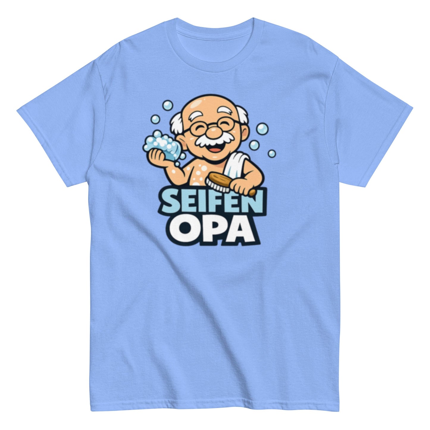 Seifen Opa Wortspiel - Lustiges Unisex T-Shirt - SprücheKüche - Druckfrisch & frech