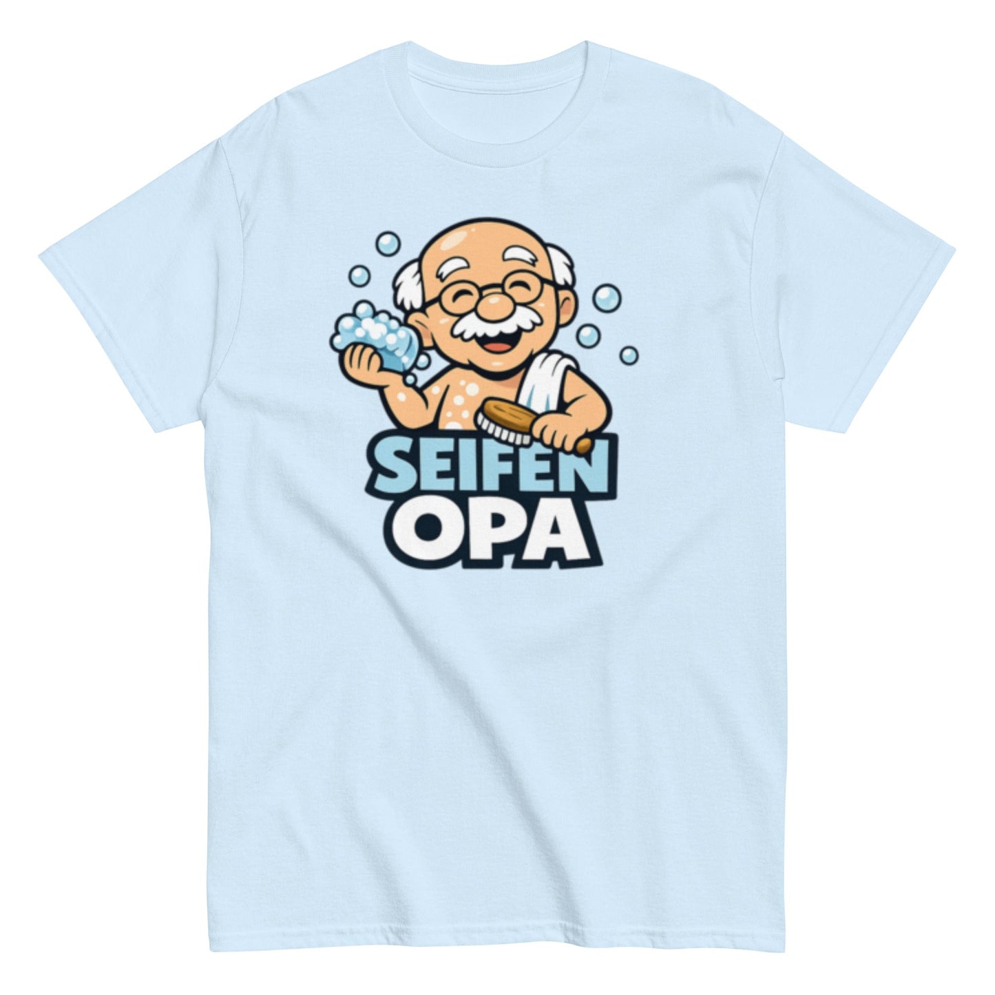 Seifen Opa Wortspiel - Lustiges Unisex T-Shirt - SprücheKüche - Druckfrisch & frech