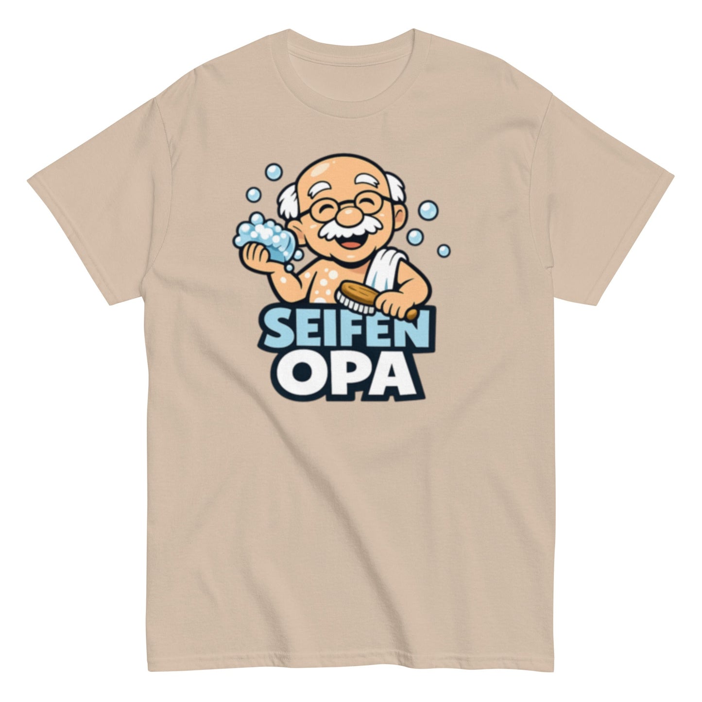 Seifen Opa Wortspiel - Lustiges Unisex T-Shirt - SprücheKüche - Druckfrisch & frech
