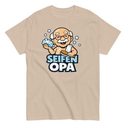 Seifen Opa Wortspiel - Lustiges Unisex T-Shirt - SprücheKüche - Druckfrisch & frech