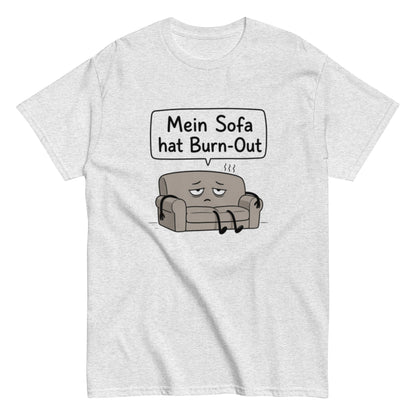 SOFA BURN-OUT - Lustiges Herren T-Shirt - SprücheKüche - Druckfrisch & frech
