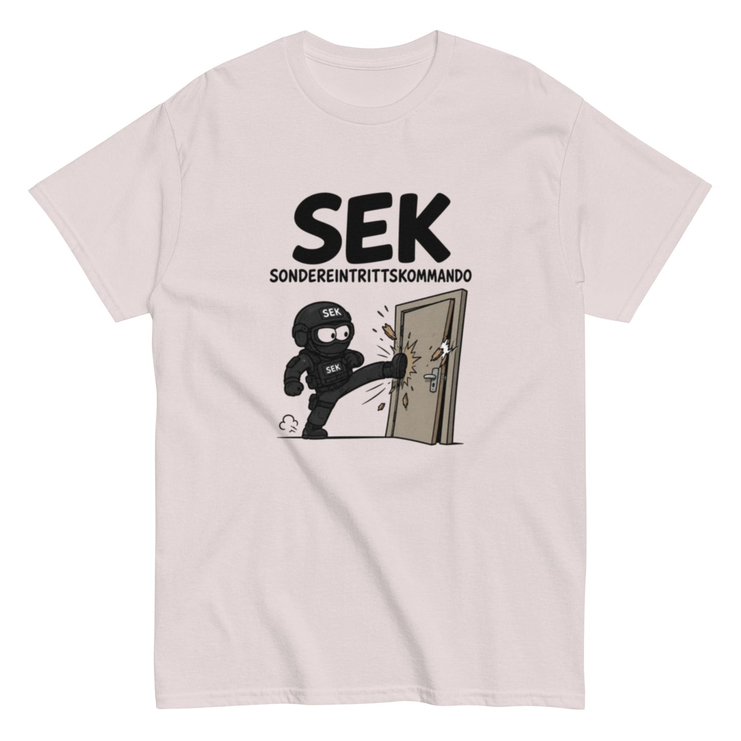 SONDEREINTRITTSKOMMANDO SEK - Lustiges Polizei Herren T-Shirt - SprücheKüche - Druckfrisch & frech