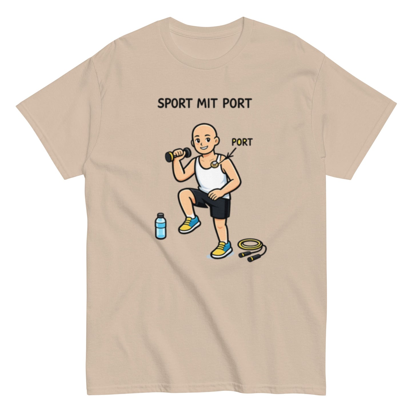 SPORT MIT PORT - Statement Herren T-Shirt - SprücheKüche - Druckfrisch & frech