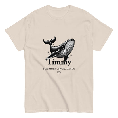 T-Shirt Design „Timmy – Für immer unvergessen 2026“, RIP Shirt, Erinnerungs T-Shirt, Herren, Frauen, Unisex T-Shirt - SprücheKüche - Druckfrisch & frech