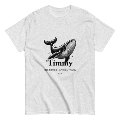 T-Shirt Design „Timmy – Für immer unvergessen 2026“, RIP Shirt, Erinnerungs T-Shirt, Herren, Frauen, Unisex T-Shirt - SprücheKüche - Druckfrisch & frech