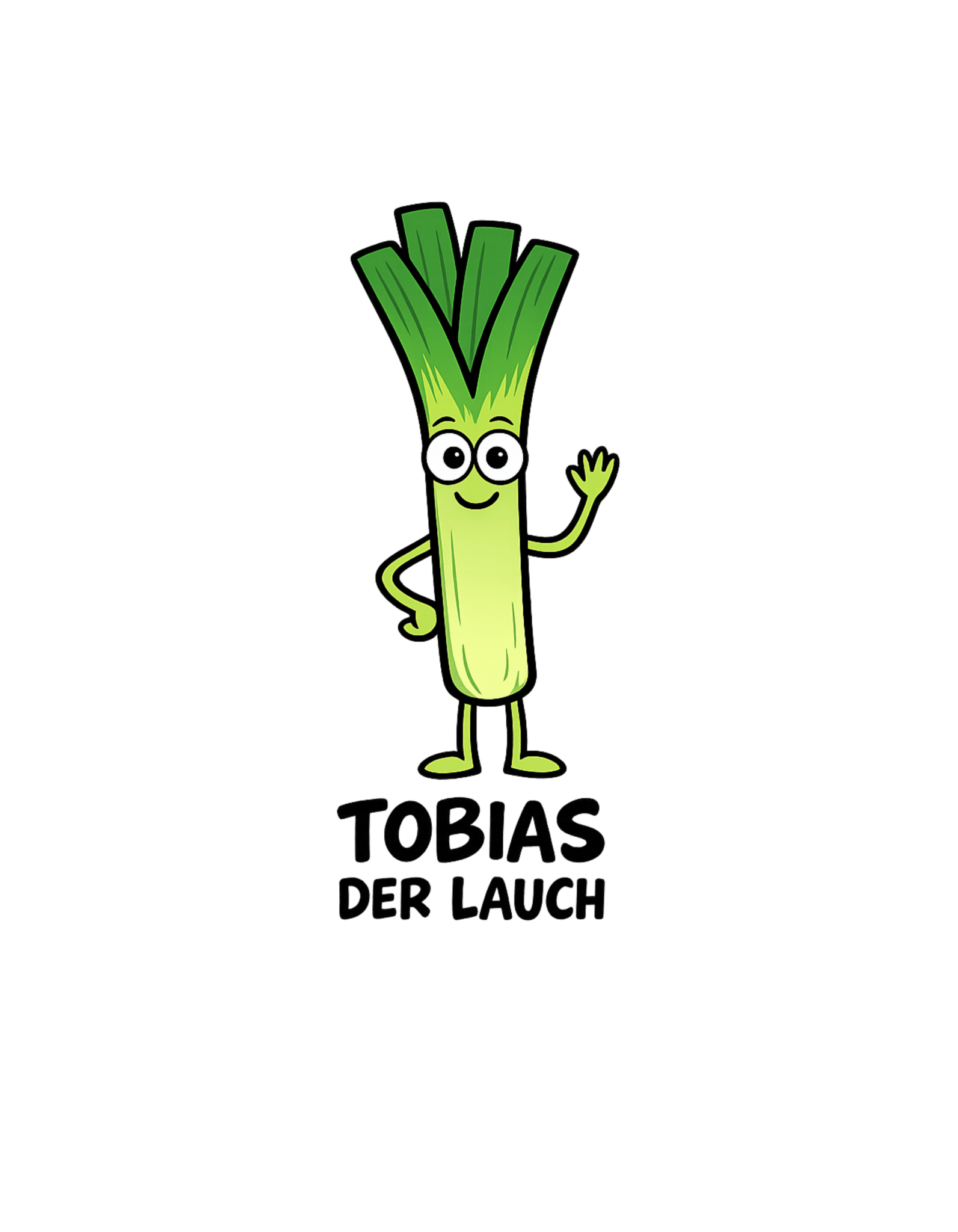 Tobias der Lauch - Lustiges Unisex T-Shirt - SprücheKüche - Druckfrisch & frech