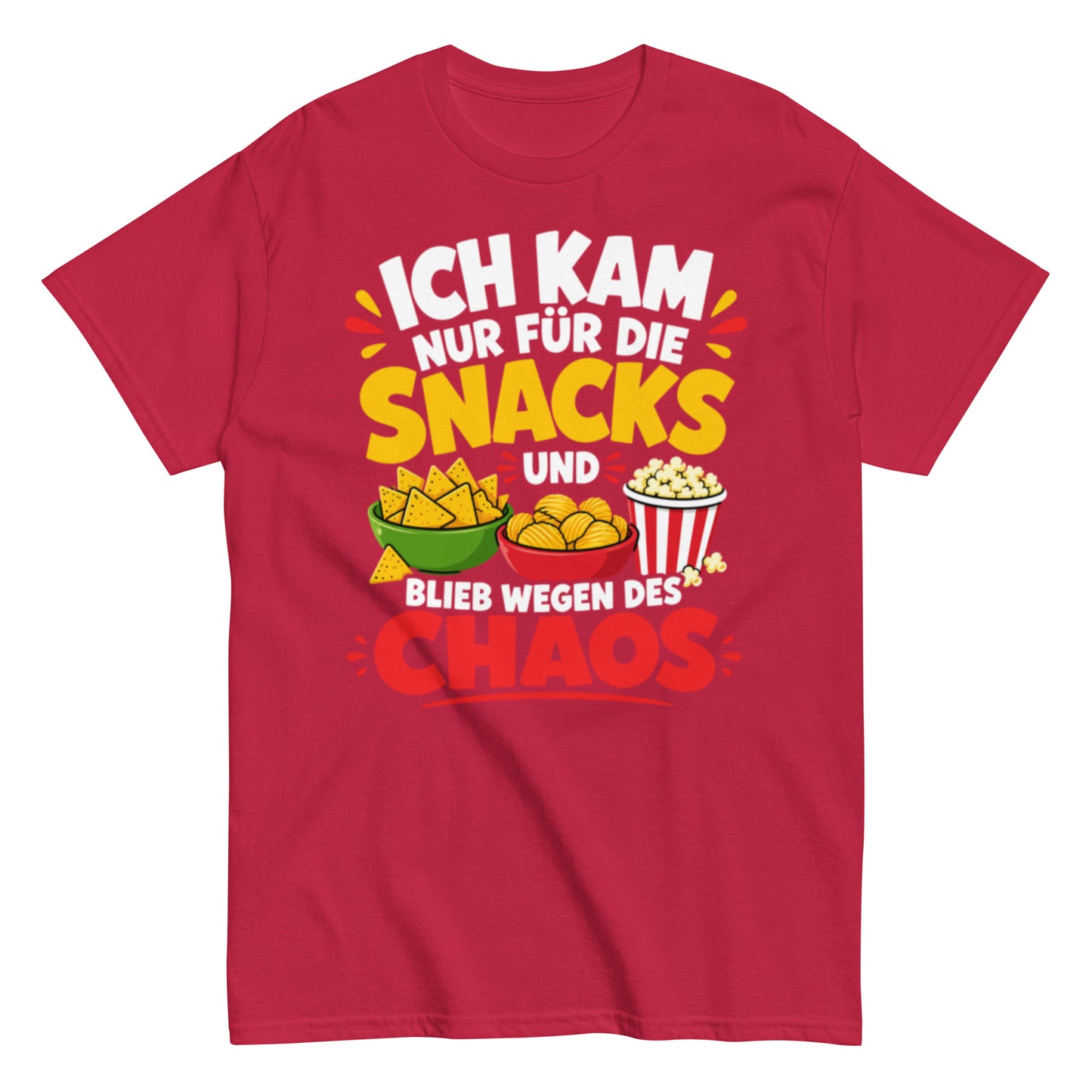 ich-kam-nur-fuer-die-snacks-party-t-shirt